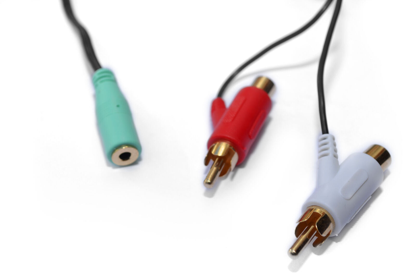 Female FCA Audio Splitter Cable for Turtle Beaching Gaming Headsets