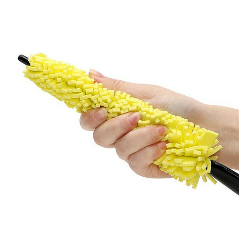 Car Wheel Brush Plastic Handle Cleaning Brush Wheel Rims Tire Washing Bru.l8