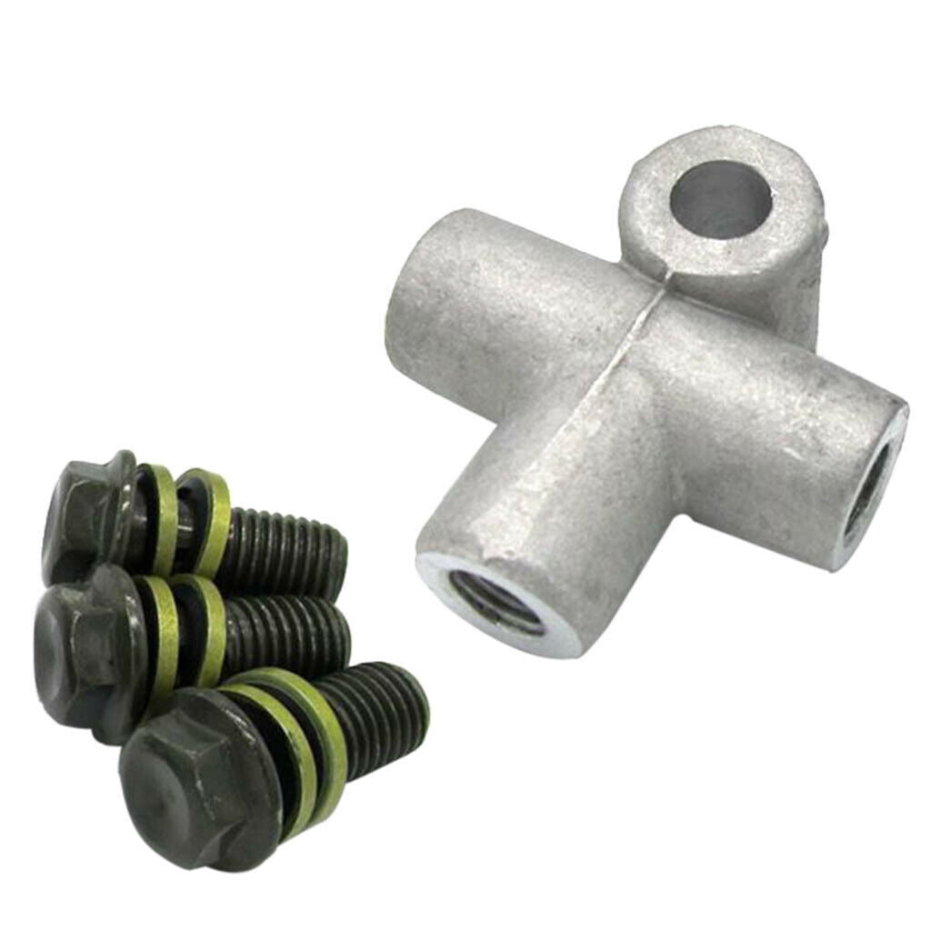 10mm Aluminum Hydraulic Brake Hose Pipe Tee Coupling For Motorcross ATV