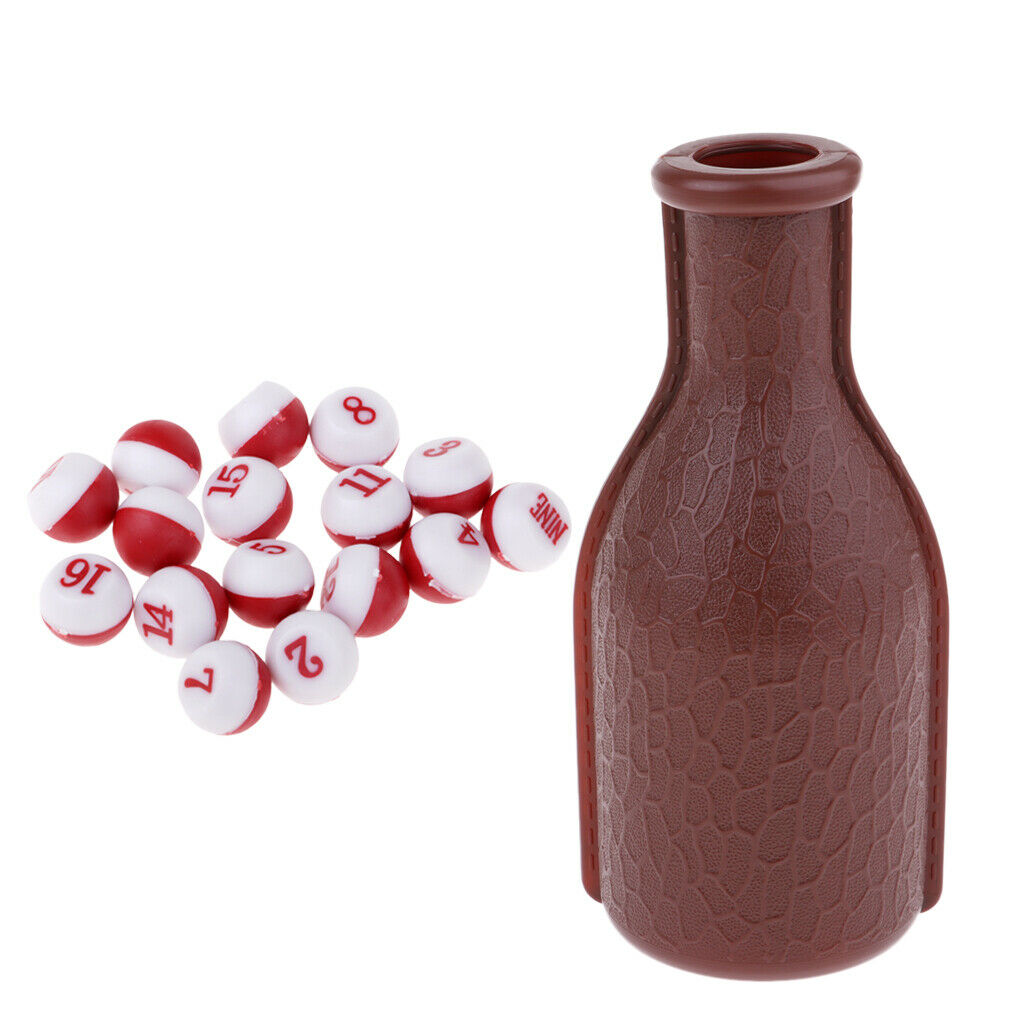 Billiards Pea Shaker Bottle Tally Balls Kelly Snooker Marbles Accessories