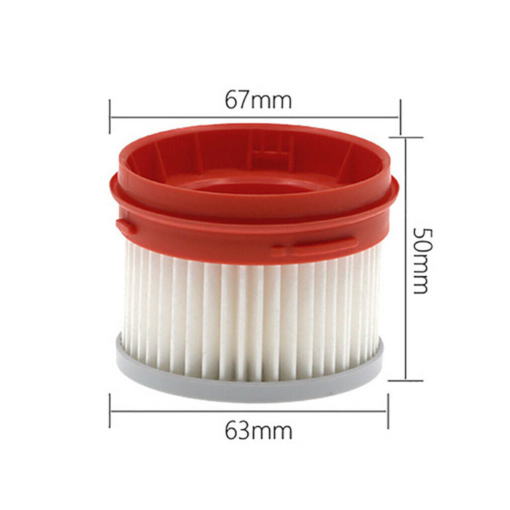 6Pcs HEPA Filter fit Dreame V9 Handheld Vacuum Filtration Parts Easy to use