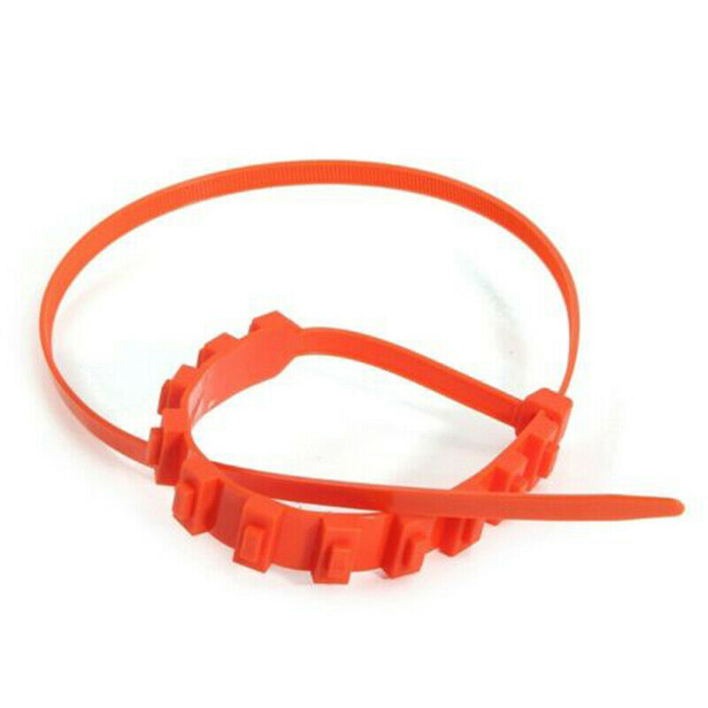 1PC Car Wheel Accessories Anti-skid Snow Tire Chain Nylon Strap Belt Univers:0DD