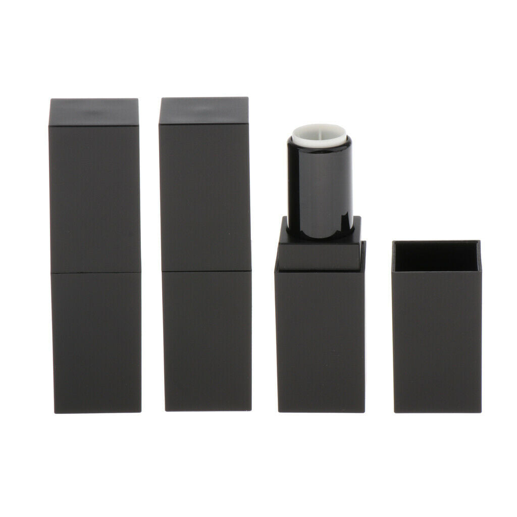 12.1mm Square Empty Lipstick Tubes Lip Balm Vials Containers Bottles 3x