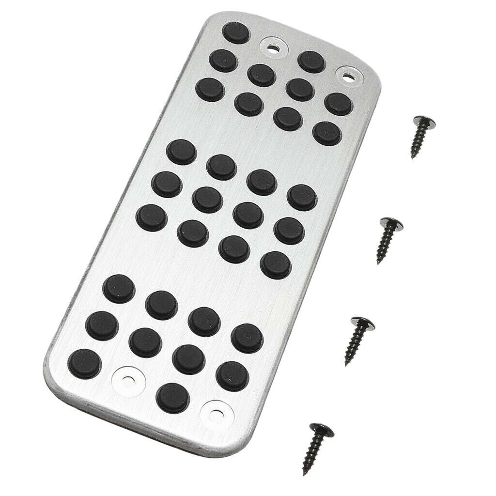 Aluminum Footrest Foot Rest Dead Pedal Pad Cover For Peugeot 206 206CC