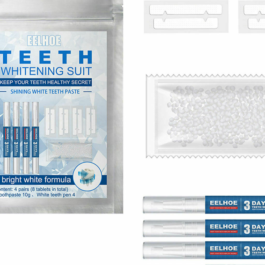 Set of Teeth Stickers Teeth Whitening Pen Teether Removal of tooth stains