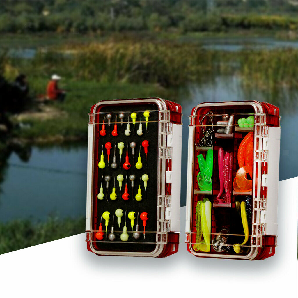 Fishing Accessories Set with Tackle Box Lures Bait Fish Case Gear Freshwater