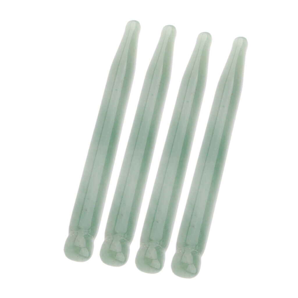 4pcs Jade Massage Wand Acupuncture Stick   Point Massage for Face Foot