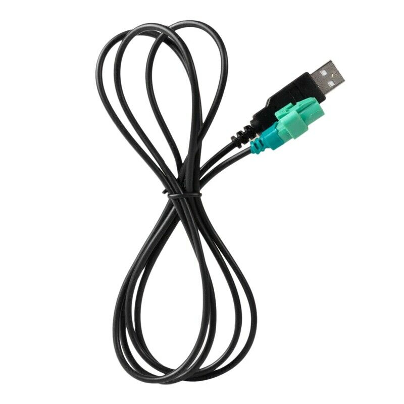 Car USB Male Head 4 Pin Wire Harness AUX Adapter Cable Fit for Golf ta Passat P1