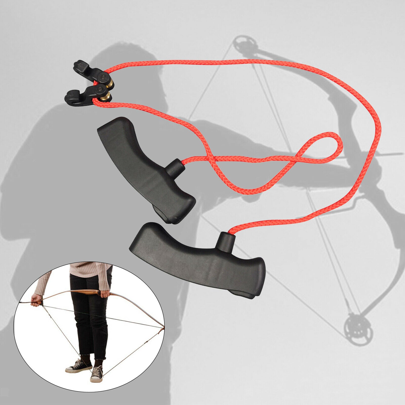 Cocking Device Longbow Cocker Cross-bow Cocking String Assist for Hunting