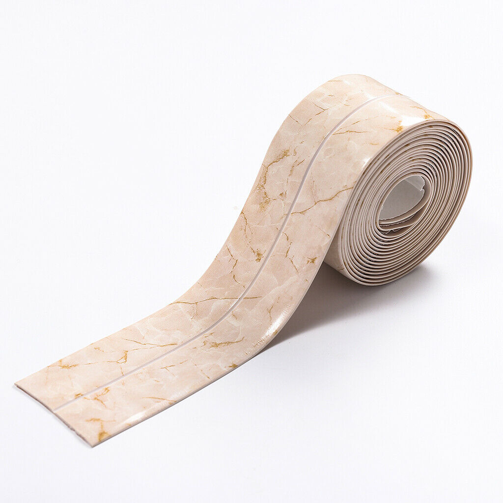 2x 3.2 M Silicone Seal Sealing Strip Tape For Kitchen Shower Door Self-adhesive