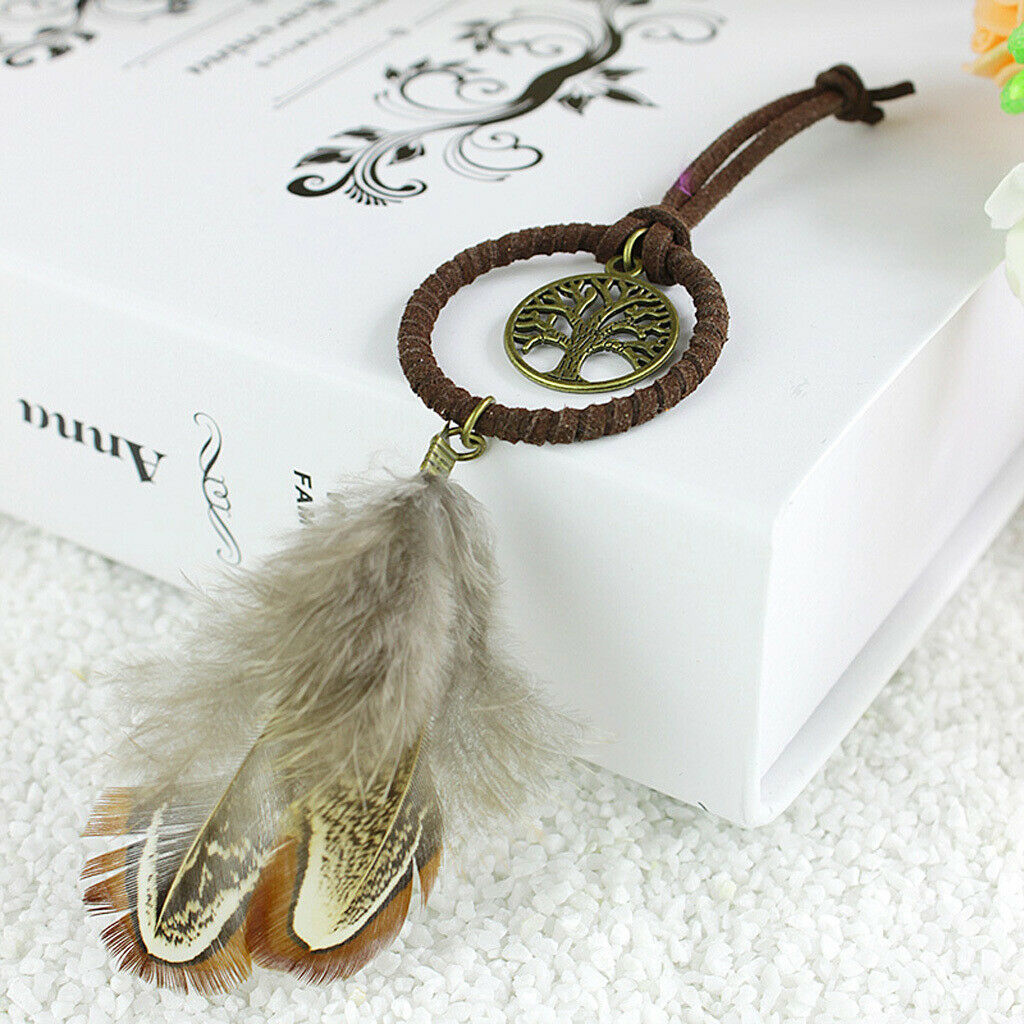 Handmade Tree Shape Dream Catcher Pendant for Bag Key Decoration Home Gifts