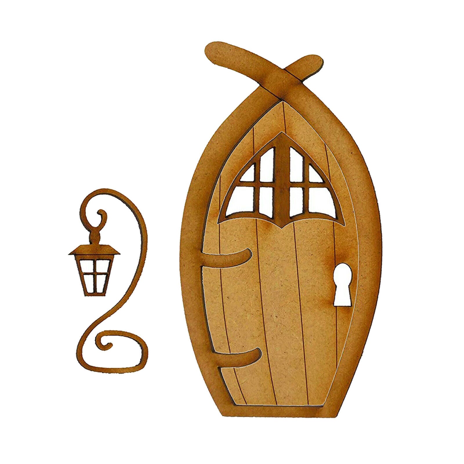 Mini Fairy Elf Garden Window Door Assembly Art Garden Decor Lawn Accessories