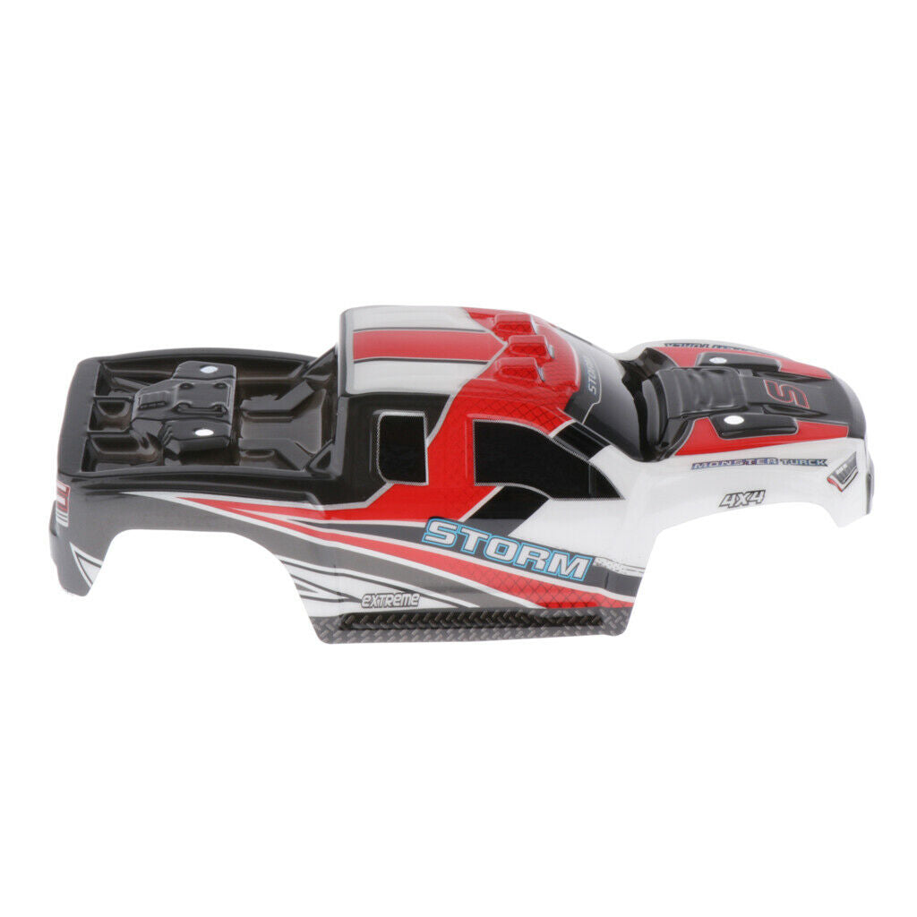 Racing RC Car Body Shell Part Exquisite Workmanship Design 18301 Red Plastic