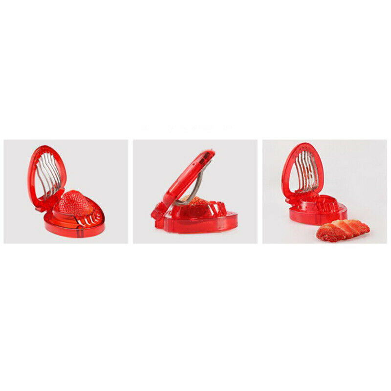 1pc kitchen Fruit gadget strawberry slicer Fruit Cutter Slice Kitchen Too.l8