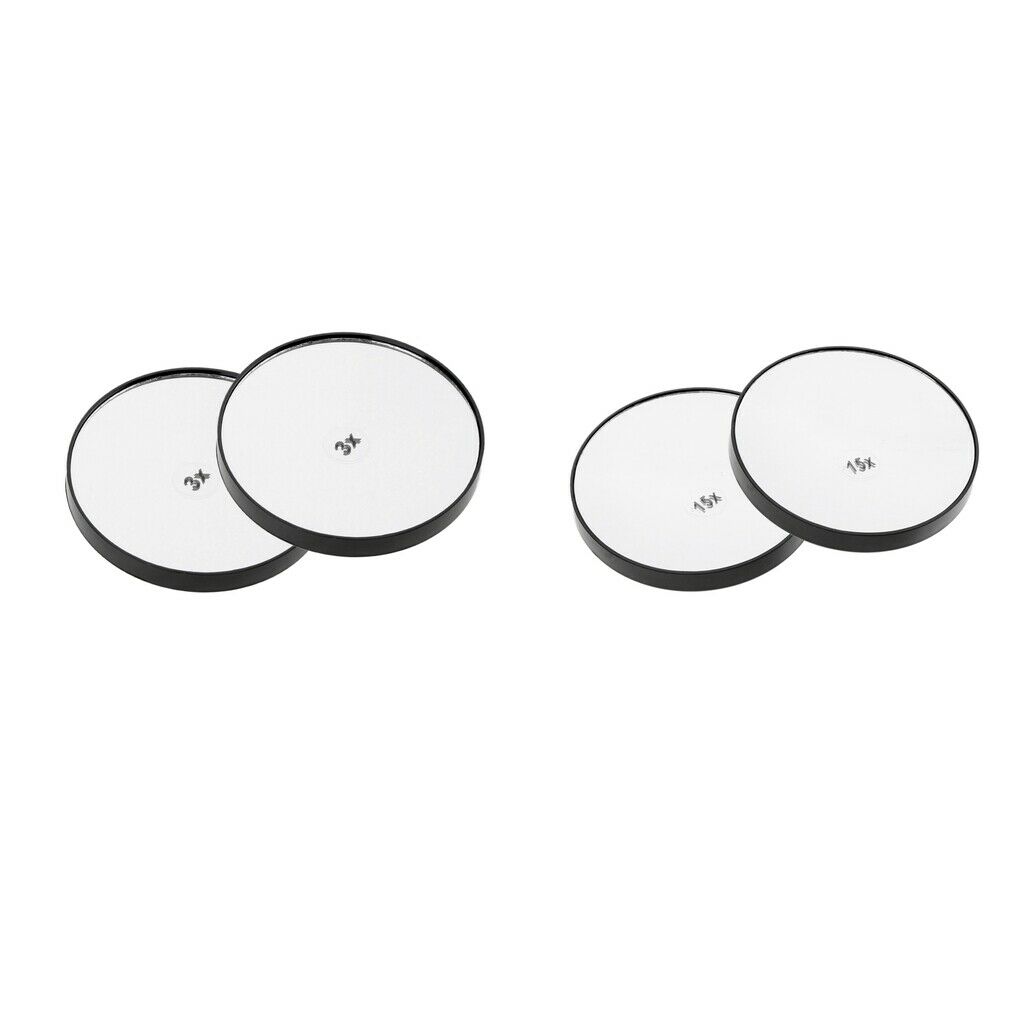 4x Wall Suction Mirror Magnifying Makeup Cosmetic Bedroom Mirror 15X 3X