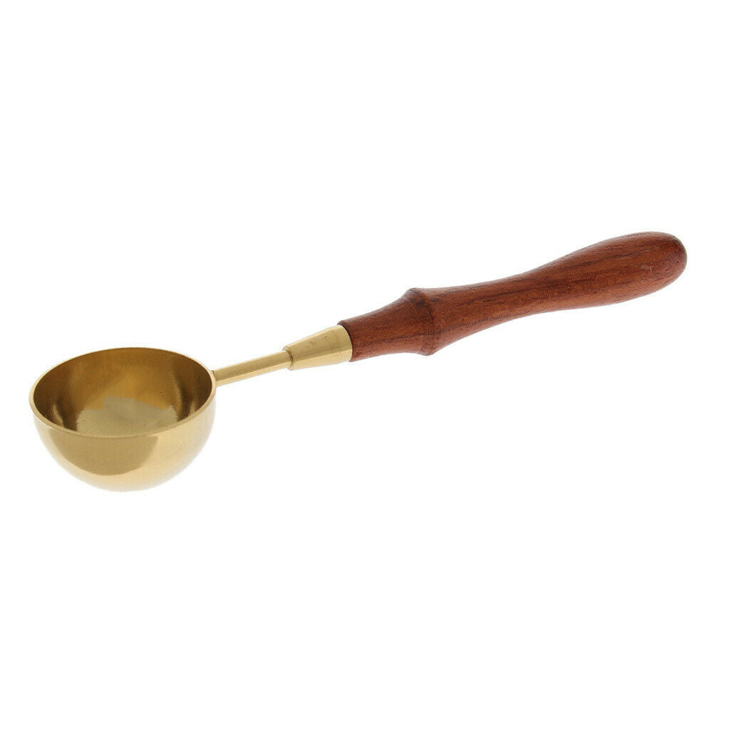 Set Of 2pcs Wax Sticks Seal Melting Spoon Furnace Tool Sealing Stamp Kit,