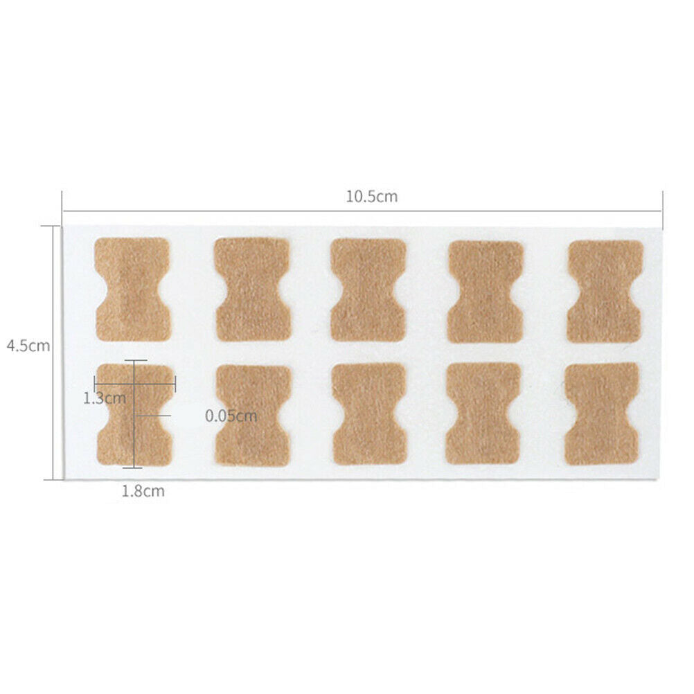 50x Ingrown Toenail Corrector Stickers Double Sided Tape Corrector Pedicure Tool