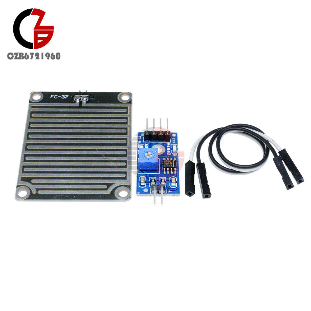 Raindrops Detection Sensor Module Weather Rain Monitor Humidity For Arduino