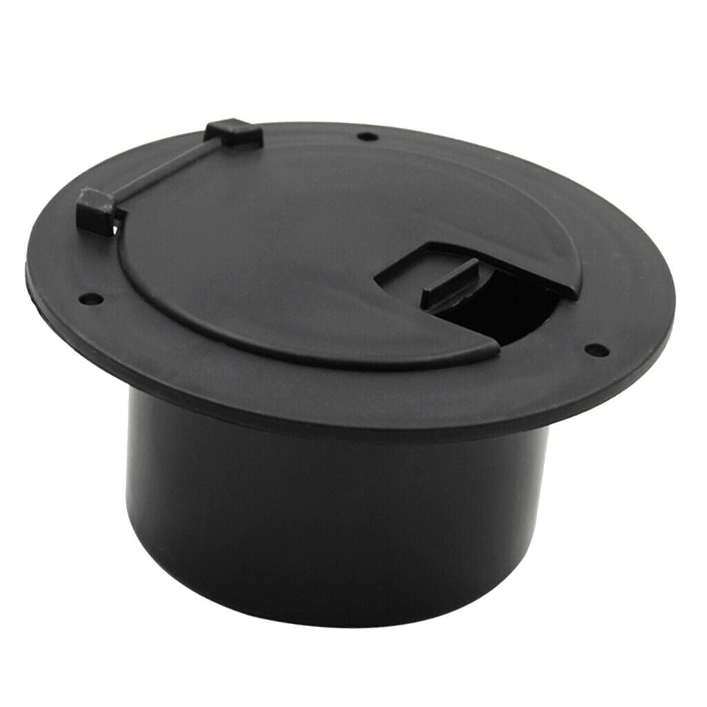 1pcs Power Cord Cable Hatch Camper Round RV Trailer Electric Polar Black