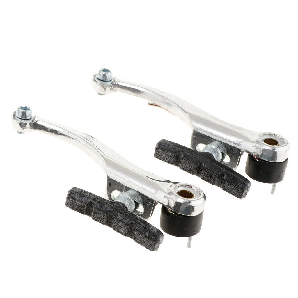Aluminum Alloy Bike Bicycle V Brake Caliper Brakes Lever Kit Set Replacement