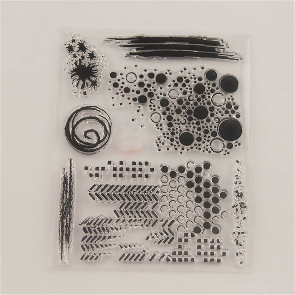Silicone Transparent StampClear Cling SealScrapbook DIY Embossing Album De.l8