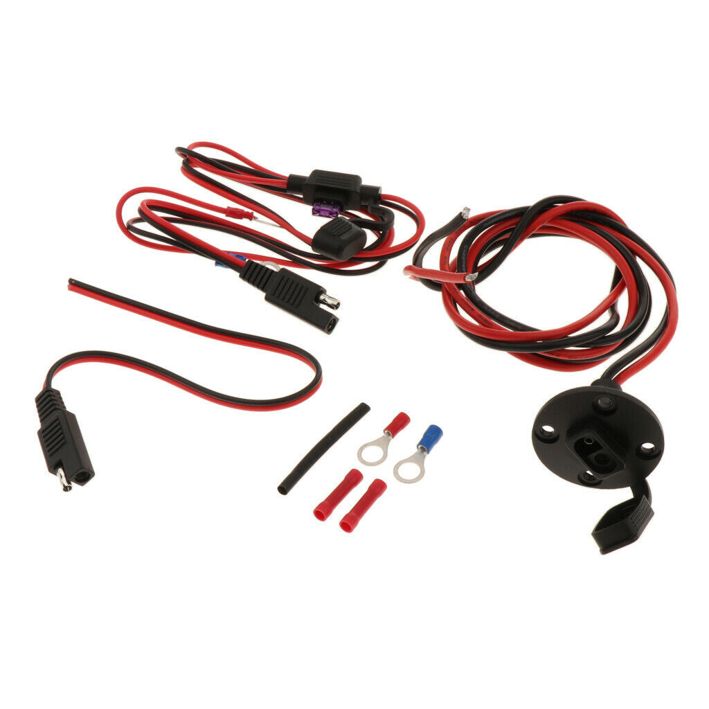 2 Insert The SAE Solar Socket Sidewall Port Kit For Quick Connect Cable