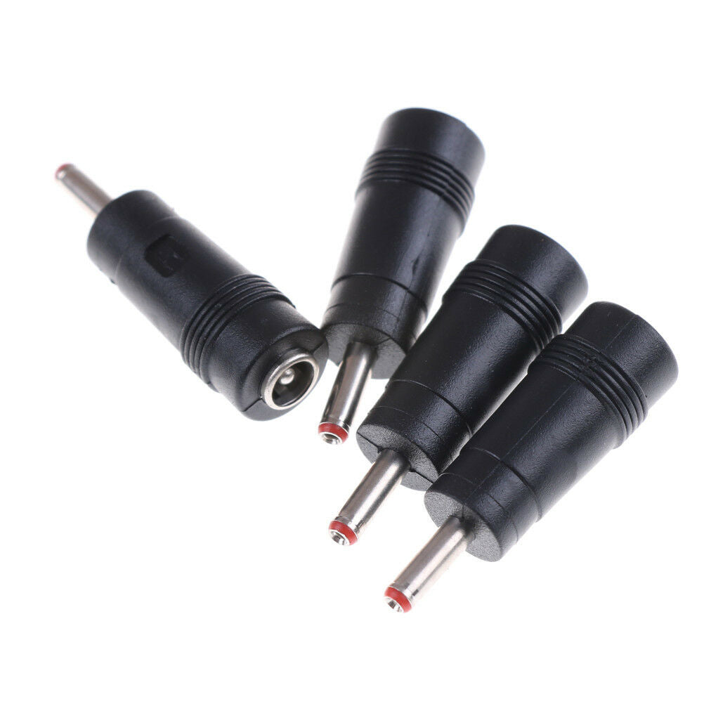 4PCS DC Power 3.5x1.35mm Male to 5.5x2.1mm Female Adapter Connectors WF
