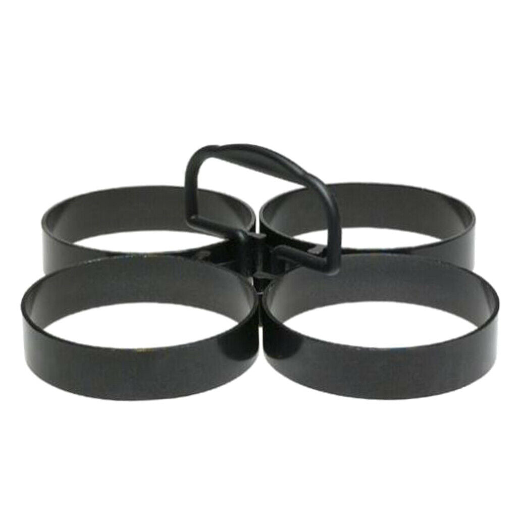 Kitchen Tool Non Stick Egg   Fry Pan Pancake Egg Circle Round Moulds Black