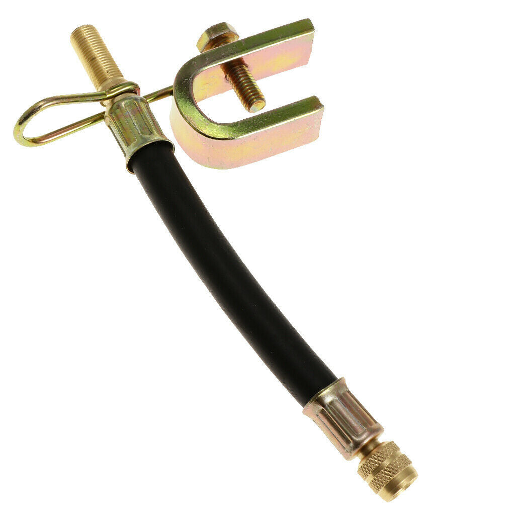 Wheel Tyre Valve Extension Flexible Type 140mm with Clip