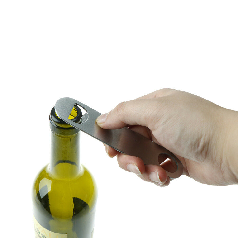 1PC Multifunction Bottle Opener Stainless Steel Flat Bottle Opener Beer O.l8