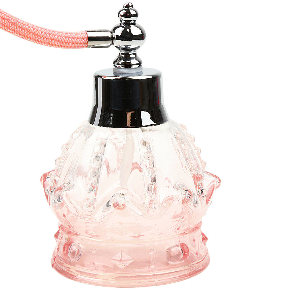 3.4oz Glass Perfume Fragrance Bottle Atomizer with Long Spray Tube & Tassels