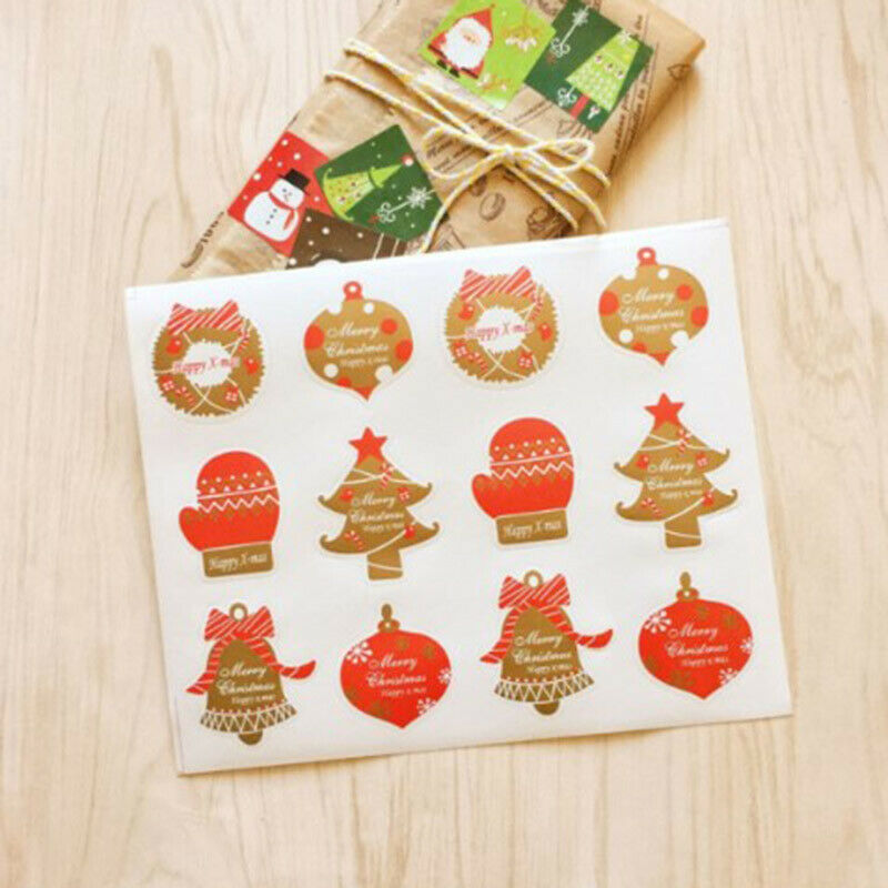 Baking Seal Christmas Stickers DIY Cake Packaging Office School Suppli.l8