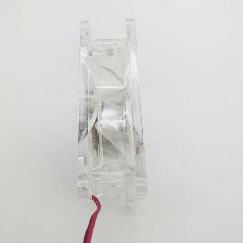 3 Pieces 12V DC Brushless Fan LED 80mm 8cm Silent Computer Case Cooler Fan