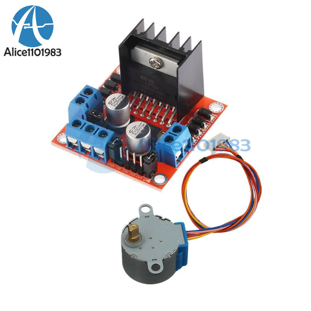 L298N Dual H Bridge DC Stepper Motor Drive Module +28BYJ-48  DC 5V Stepper Motor
