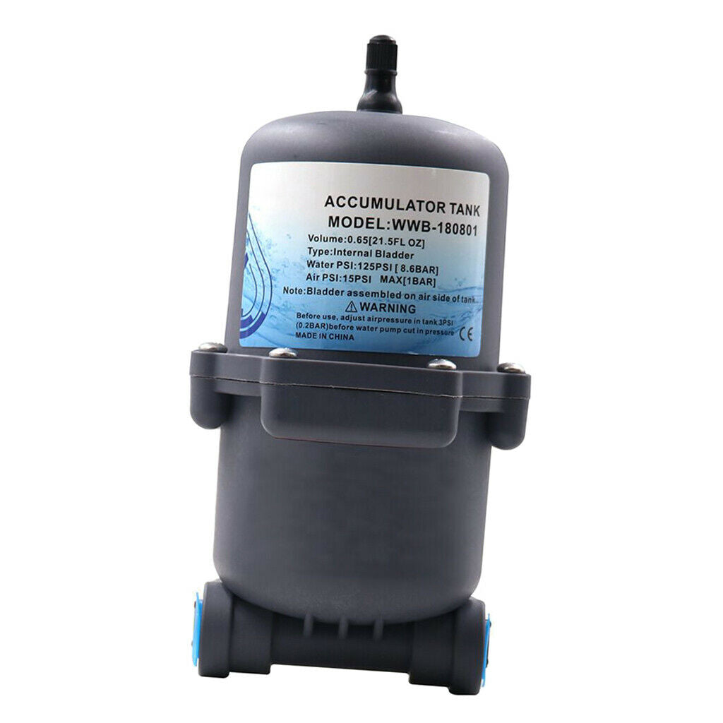 Heavy Duty Accumulator Tank for RV Yacht Caravan Assy 125psi Water System 1/2