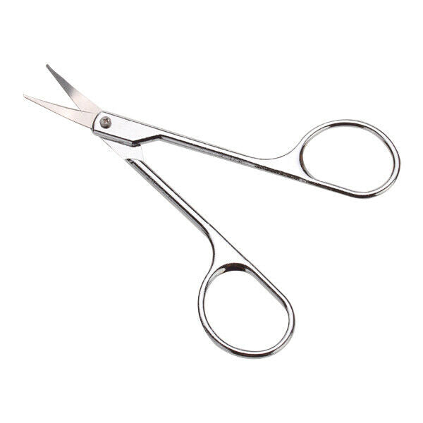 Fine Point Curved Cuticle Nail Nose Hair Remover Scissors Stainless Steel