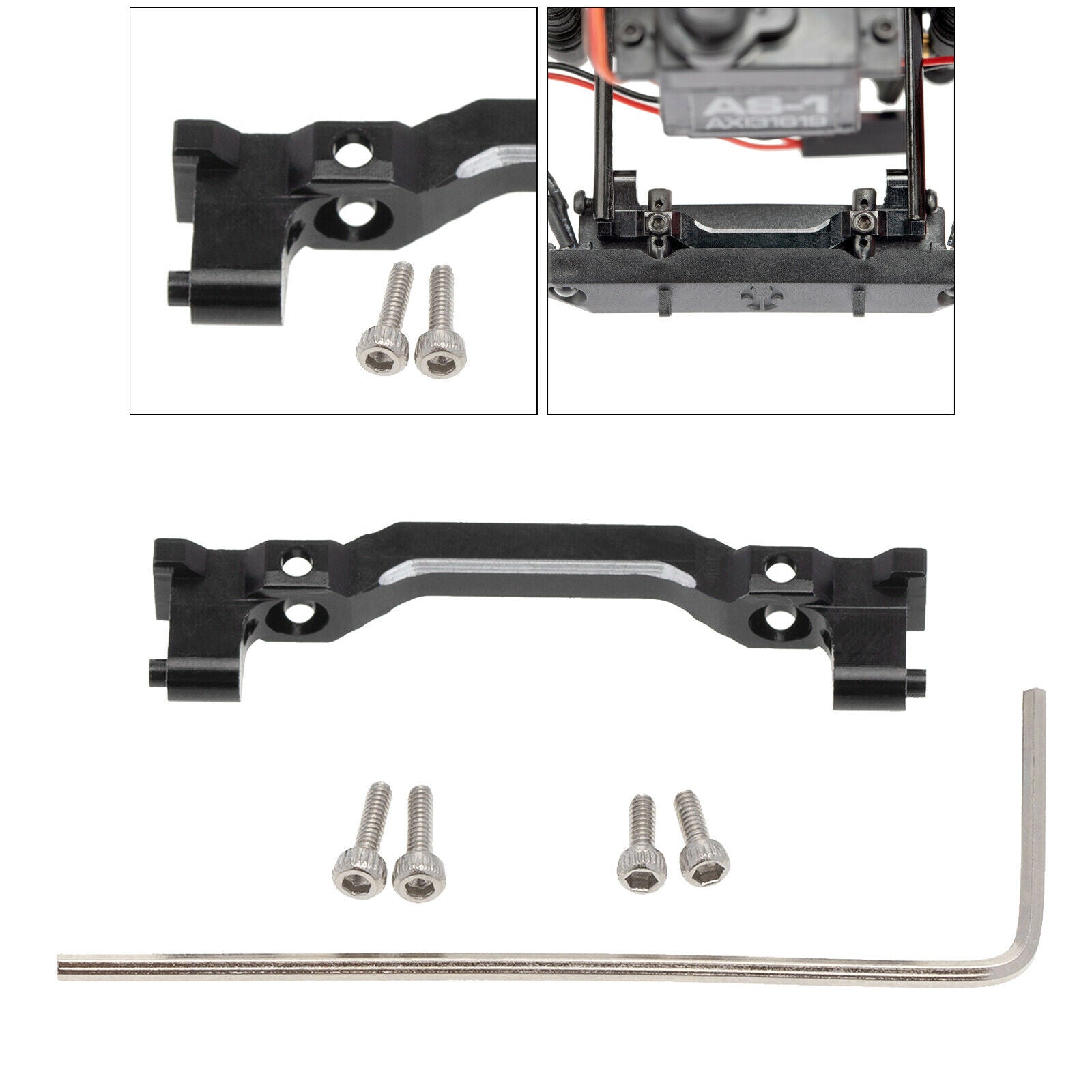 1Set RC Car Front Bumper Part Replace Parts Accessories