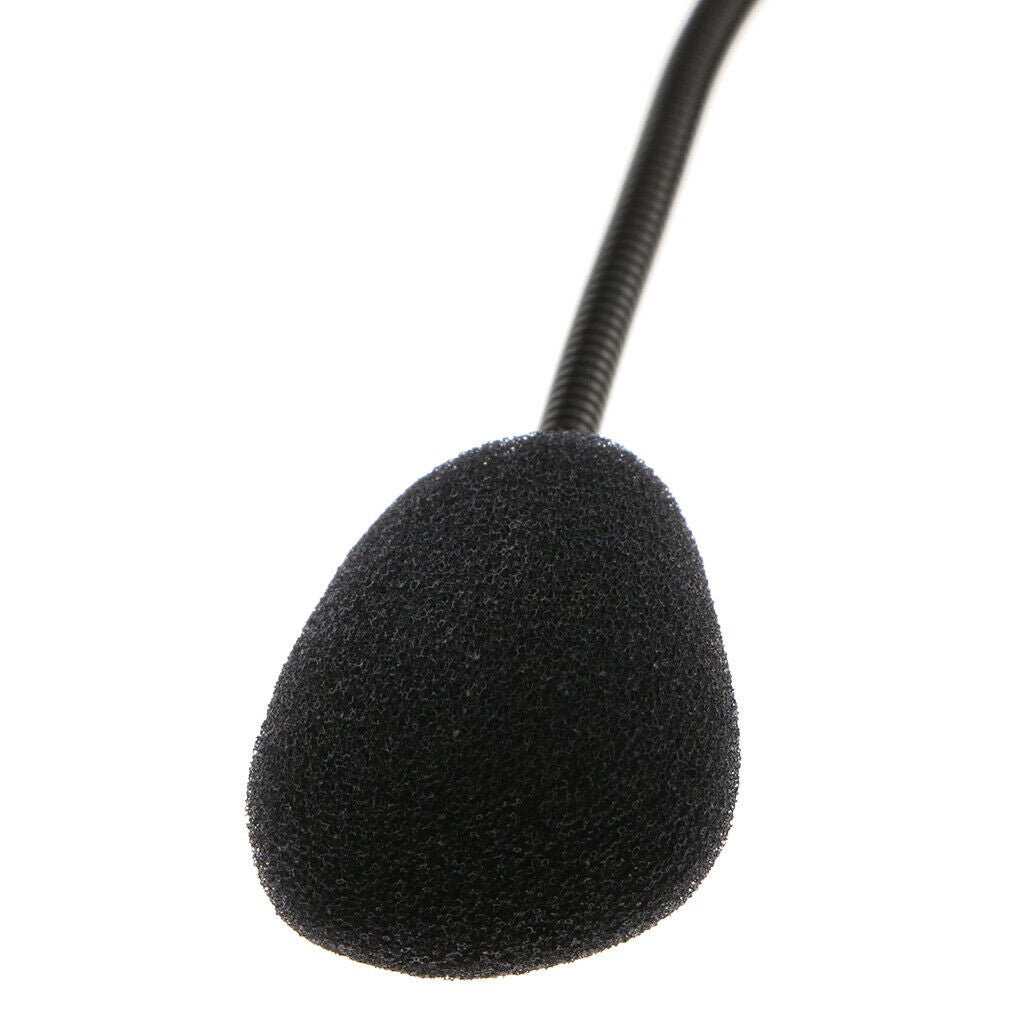 Monaural Headset with Mic, 3.5mm Plug, Compatible for Mobile Phone & Laptop