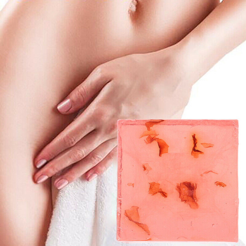 1Pc Rose Vaginal Itching Odor Soap Natural Wash Stops The Private Itching O3 Tt