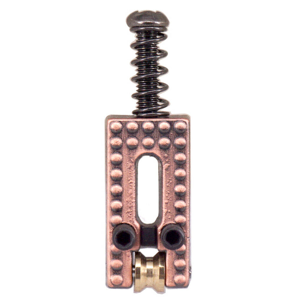 Set Of 6 Copper Roller Bridge Tremolo Saddles For  ST  Style Guitar