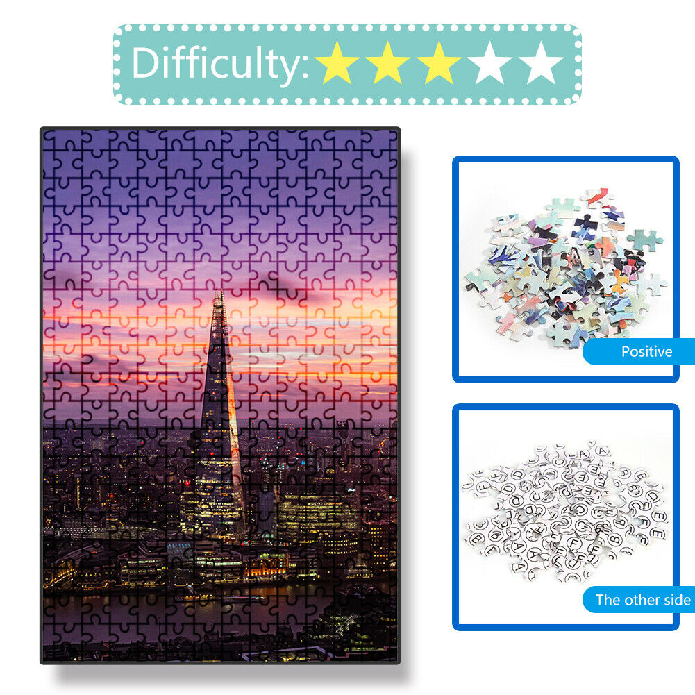 1000pcs DIY River Tall Building Puzzle Educational Learning Assembling Toys @