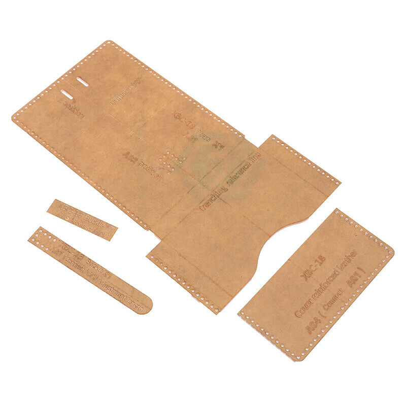 1Set Acrylic Clear Template Pattern Tool For Wallet Messager Bag Leather .l8