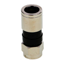 10pcs   Compression Connector Adapter Plug For RG6 Satellite TV Cable
