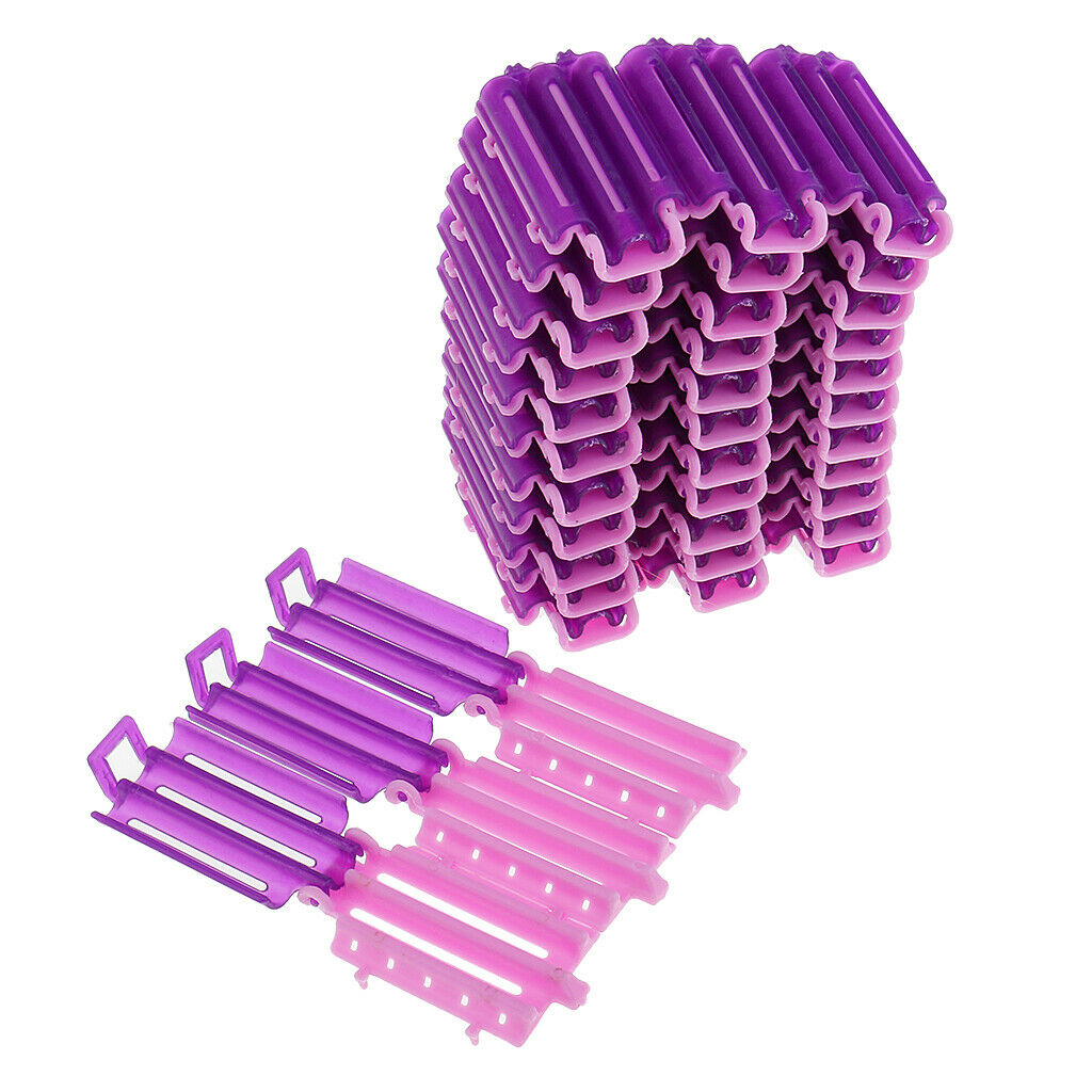 36 Pieces Hairdressing Styling Wave Perm Rod Corn Hair Clip Curler