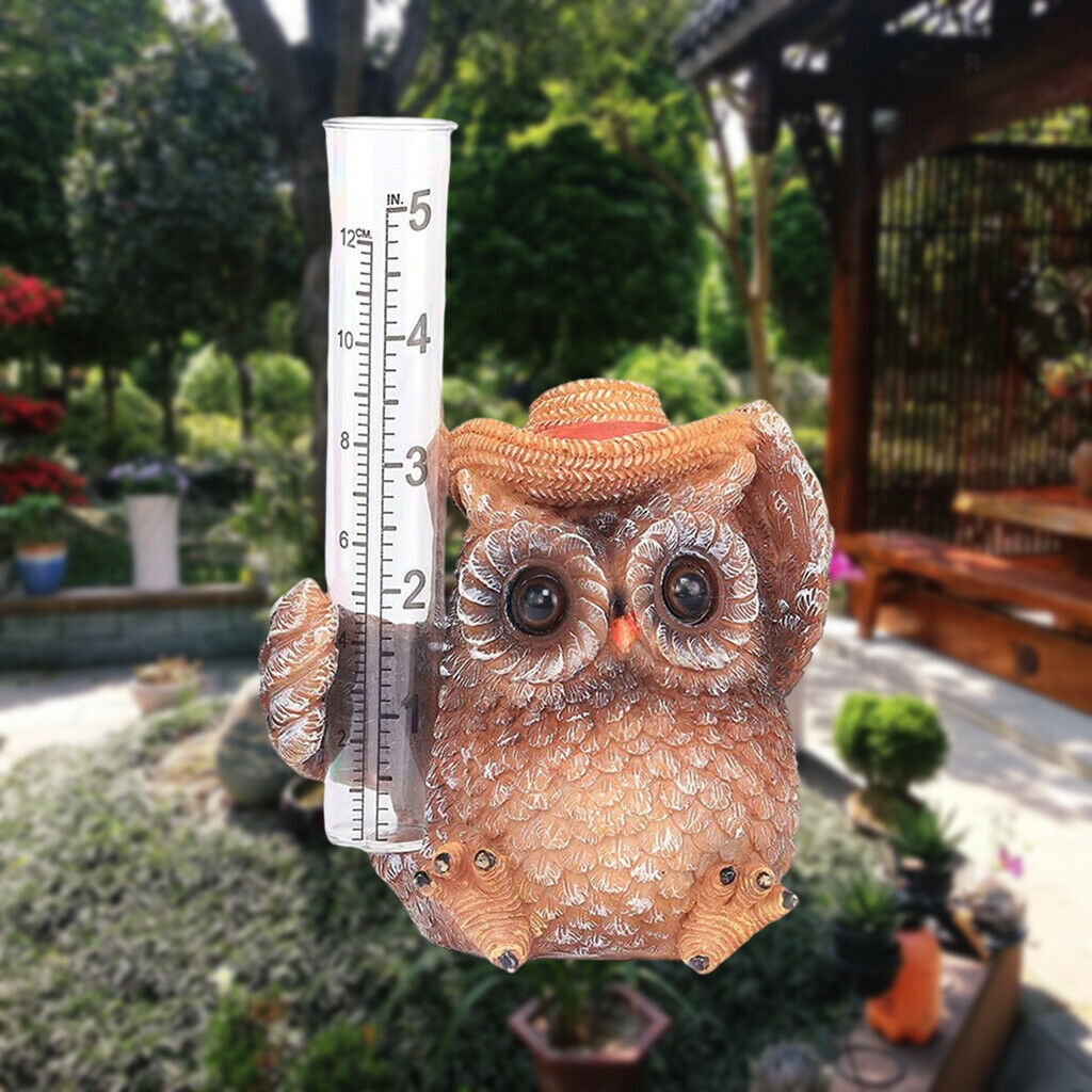 Garden Owl Sculpture Landscape for Home Outdoor Garden Yard Decor Arts