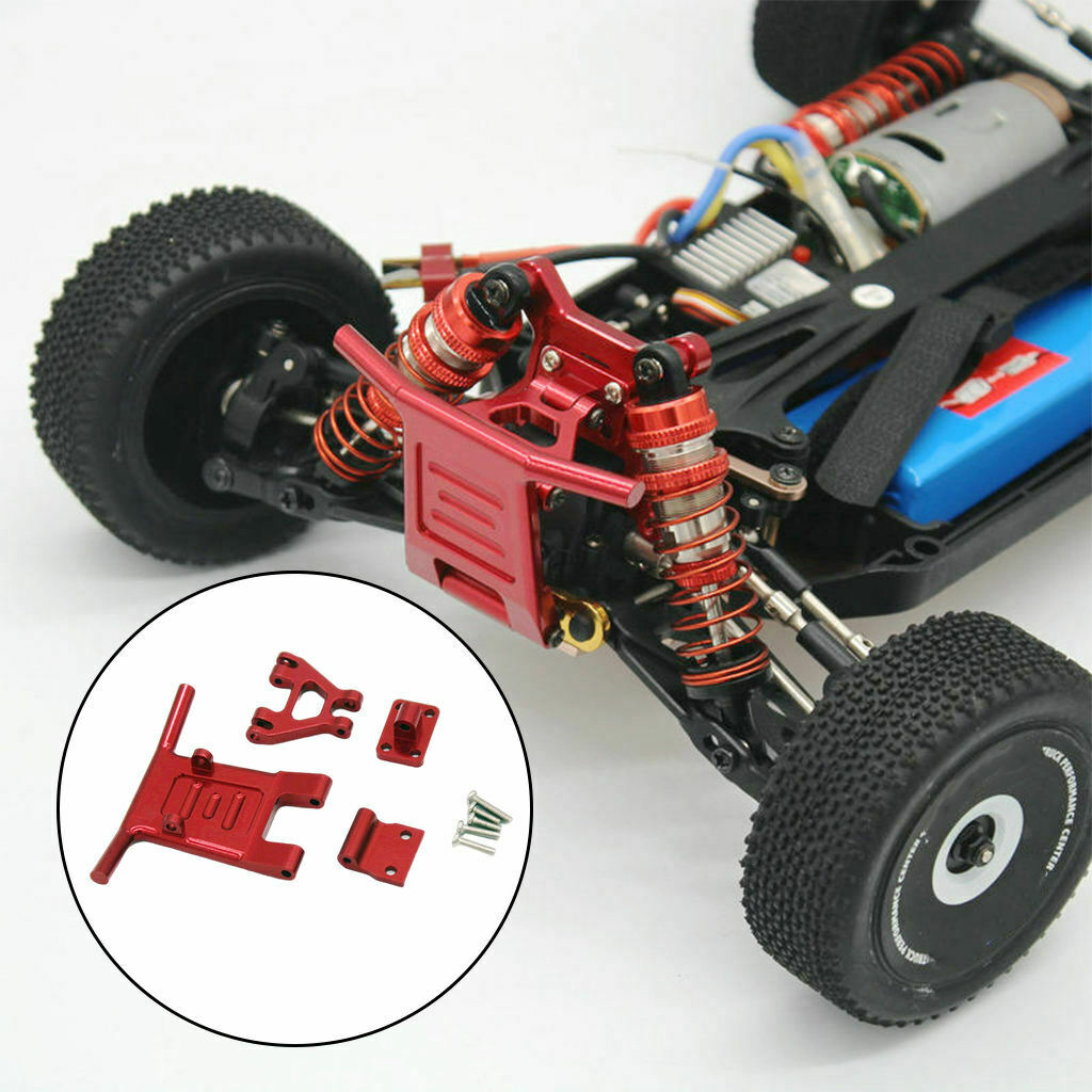 Front Guard & Bumper for Wltoys 124016 124018 124019 Crawler Car Buggy Red
