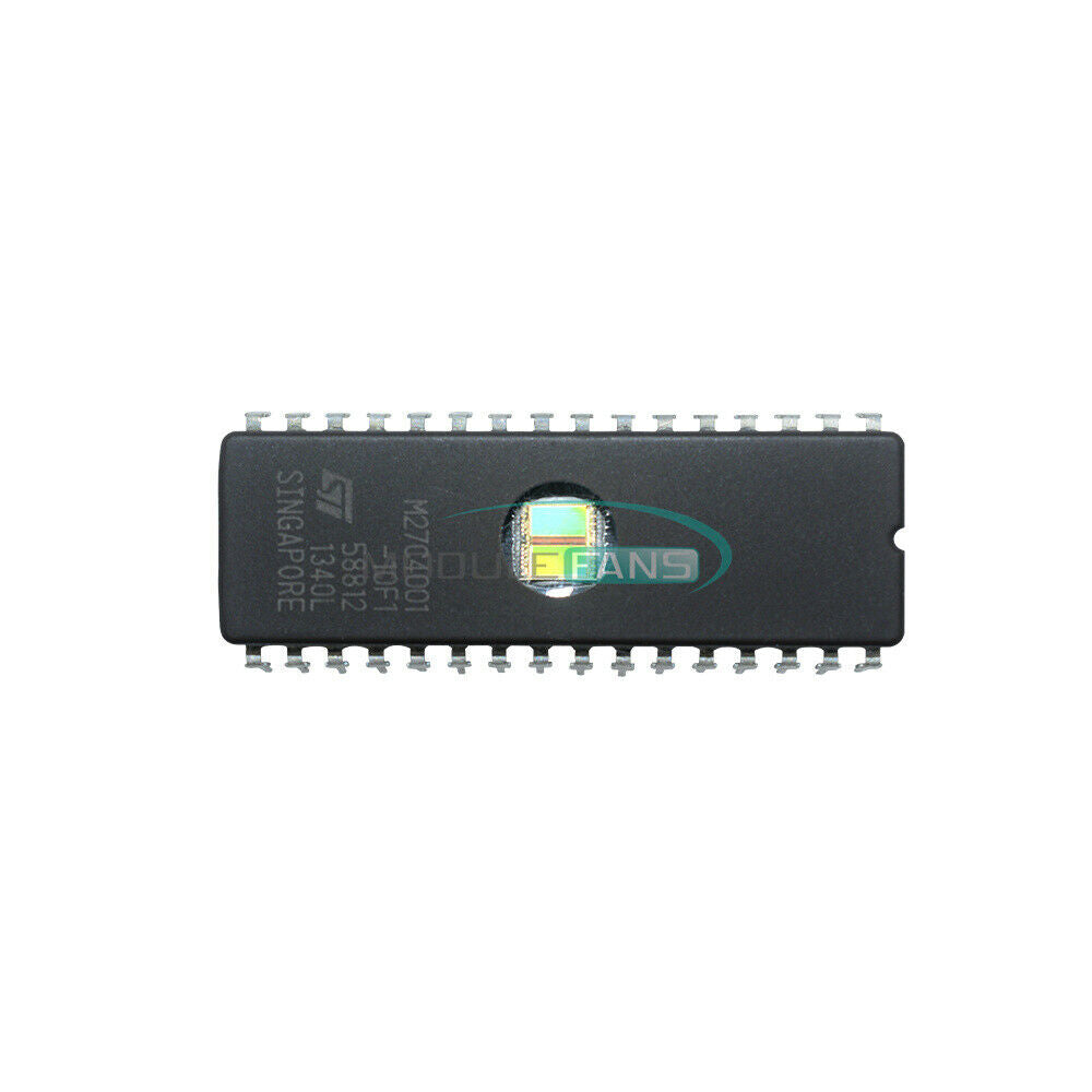 10PCS M27C4001-10F1 M27C4001 ST IC EPROM 4MBIT 100NS 32CDIP