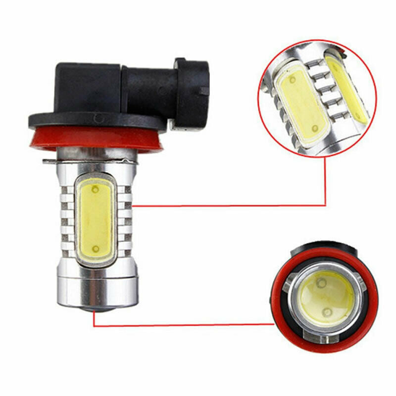 2 H11 LED Projector Fog Light DRL No Error For Mercedes W211 W212 W164 W221
