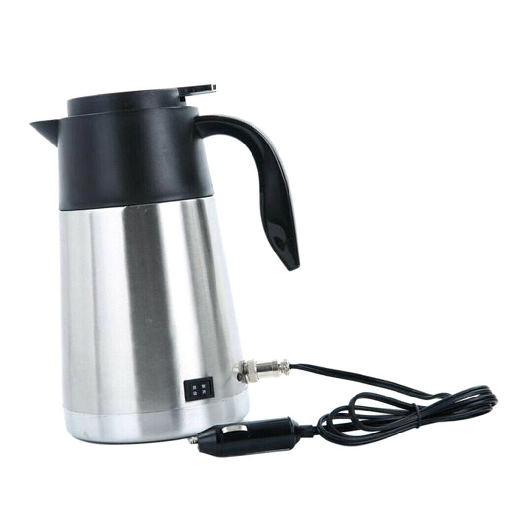 Portable Car Electric Kettle Outdoor Travel Kettle for Boiling Water Tea 12V