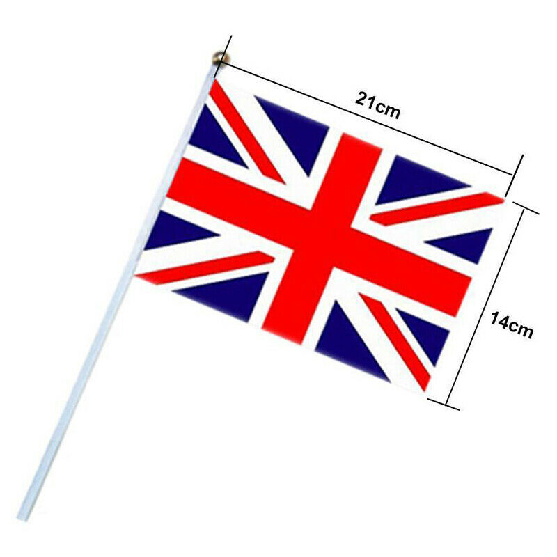 1pc Union Jack Hand Waving Flag Royal Jubilee UK GB Great Britain NFJ..l8
